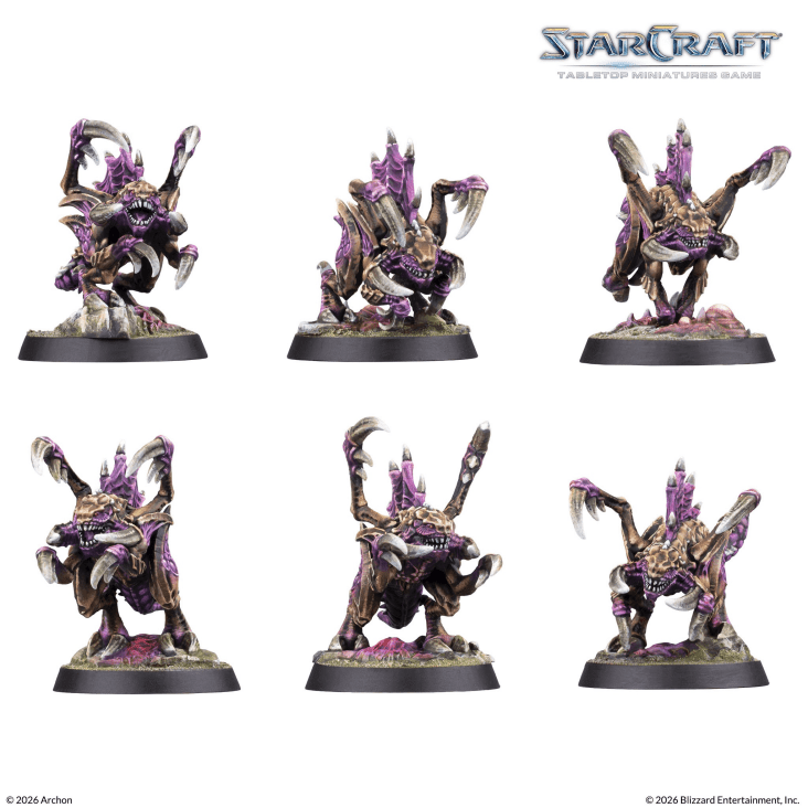 Starcraft Miniatures Games: Zerg - Zergling - Expansion Set - complete product