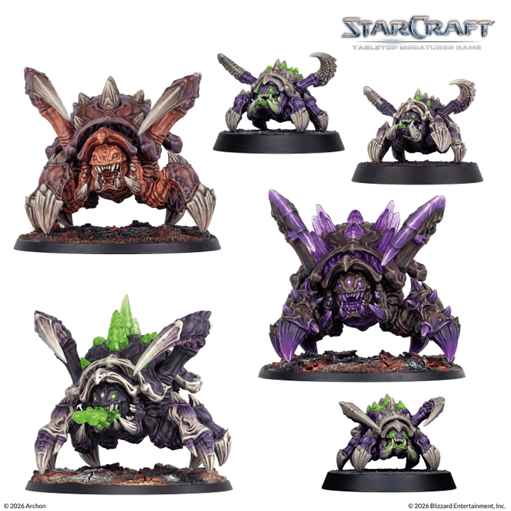 Starcraft Miniatures Games: Zerg - Roach - Expansion Set - complete product