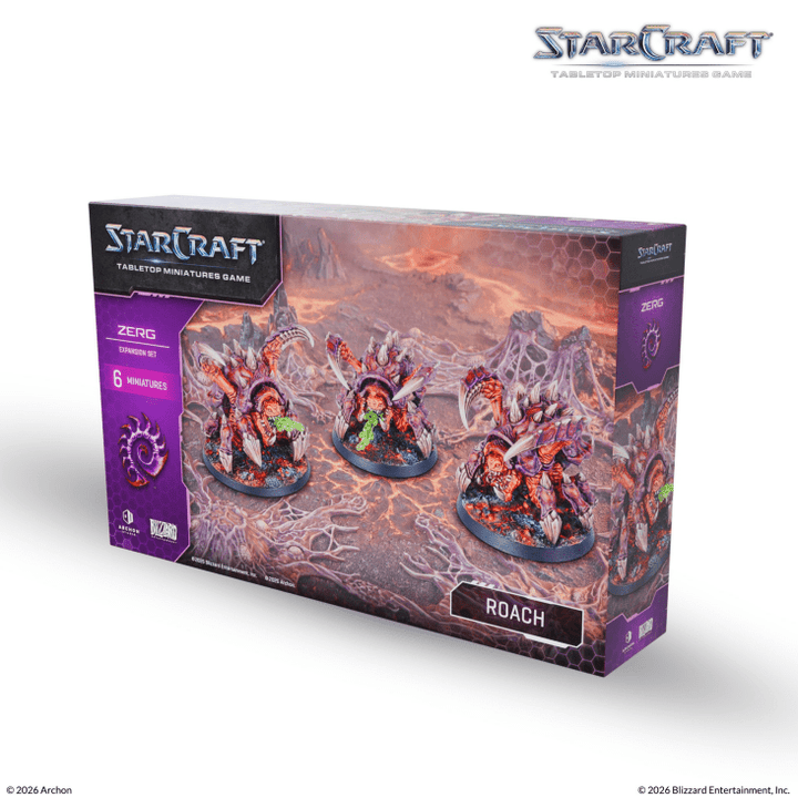 Starcraft Miniatures Games: Zerg - Roach - Expansion Set - image 2