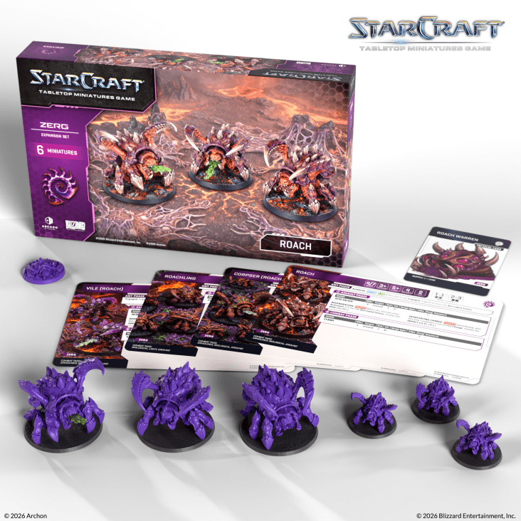 Starcraft Miniatures Games: Zerg - Roach - Expansion Set - image 4