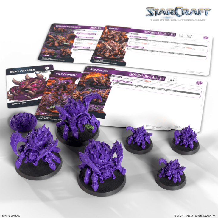 Starcraft Miniatures Games: Zerg - Roach - Expansion Set - image 5