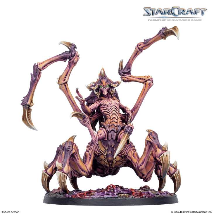 Starcraft Miniatures Games: Zerg - Queen - Expansion Set - complete product