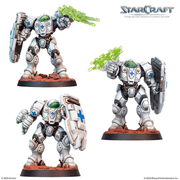 Starcraft Miniatures Games: Terran - Medic - Expansion Set - complete product