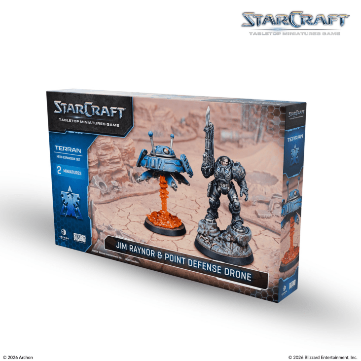 Starcraft Miniatures Games: Terran - Jim Raynor (Raynor's Raiders) - Hero Expansion Set - image 2