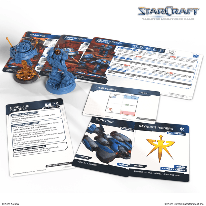 Starcraft Miniatures Games: Terran - Jim Raynor (Raynor's Raiders) - Hero Expansion Set - image 5
