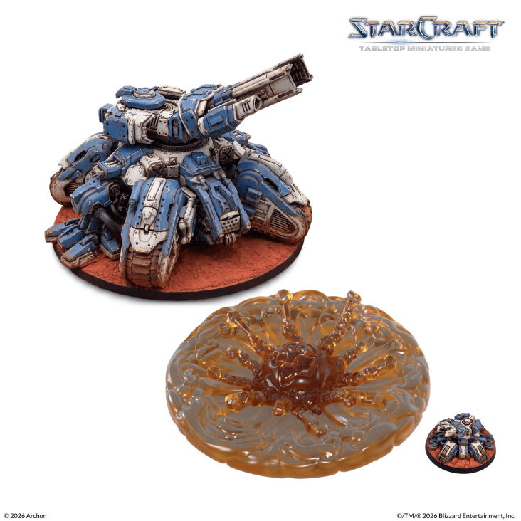 Starcraft Miniatures Games: Terran - Siege Tank - Expansion Set - complete product