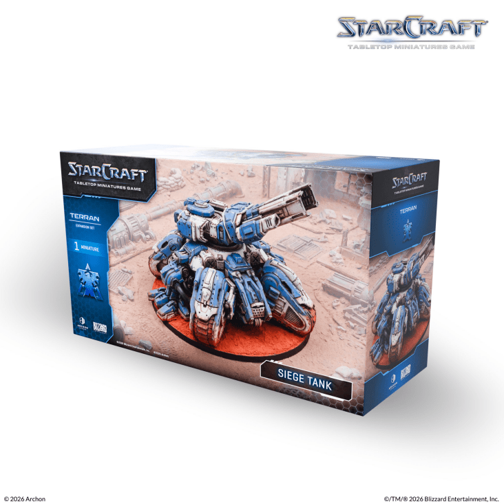 Starcraft Miniatures Games: Terran - Siege Tank - Expansion Set - image 2