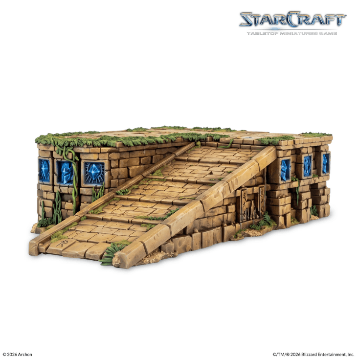 Starcraft Miniatures Games: Lost Temple Ramp - complete product