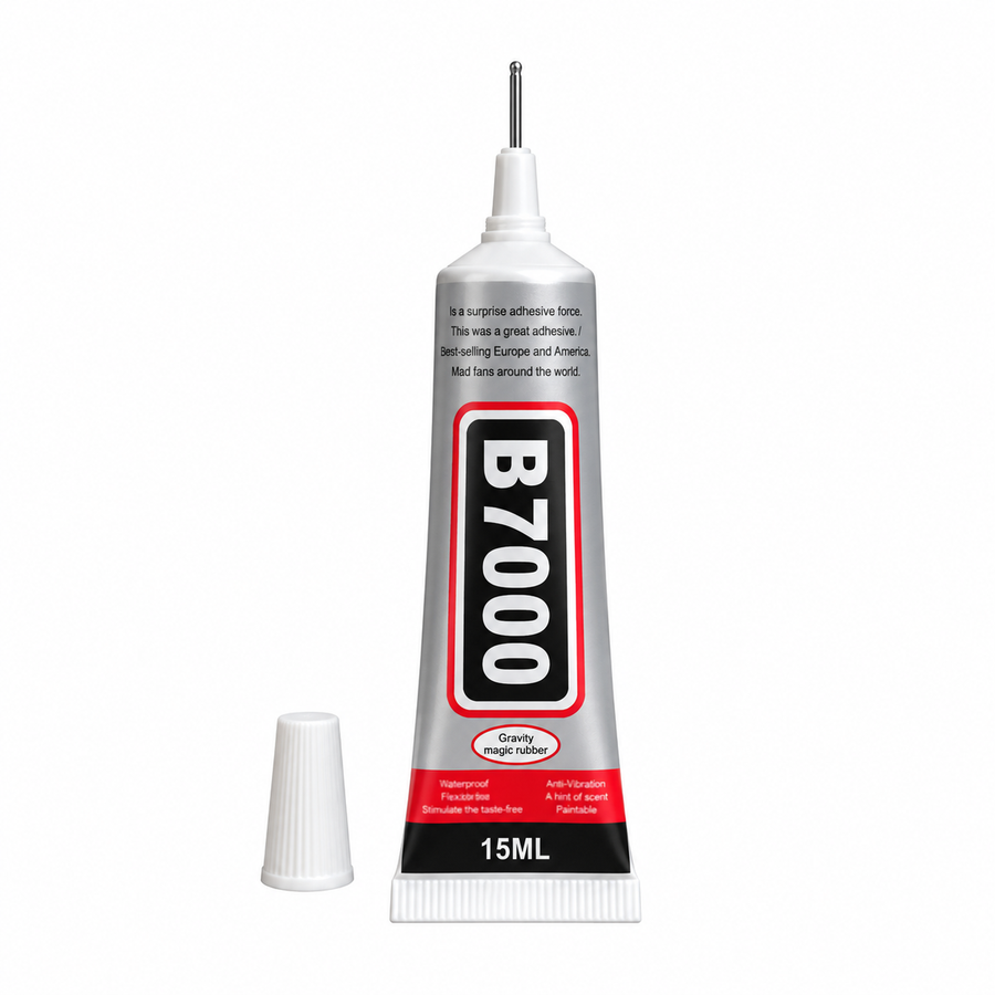 B7000 15ml clear adhesive tube with precision nozzle