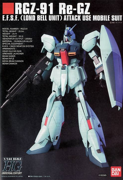 GUNDAM - 1/144 HGUC Re-GZ