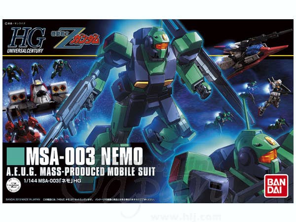 GUNDAM - 1/144 HGUC MSA-003 Nemo (Zeta Ver.)