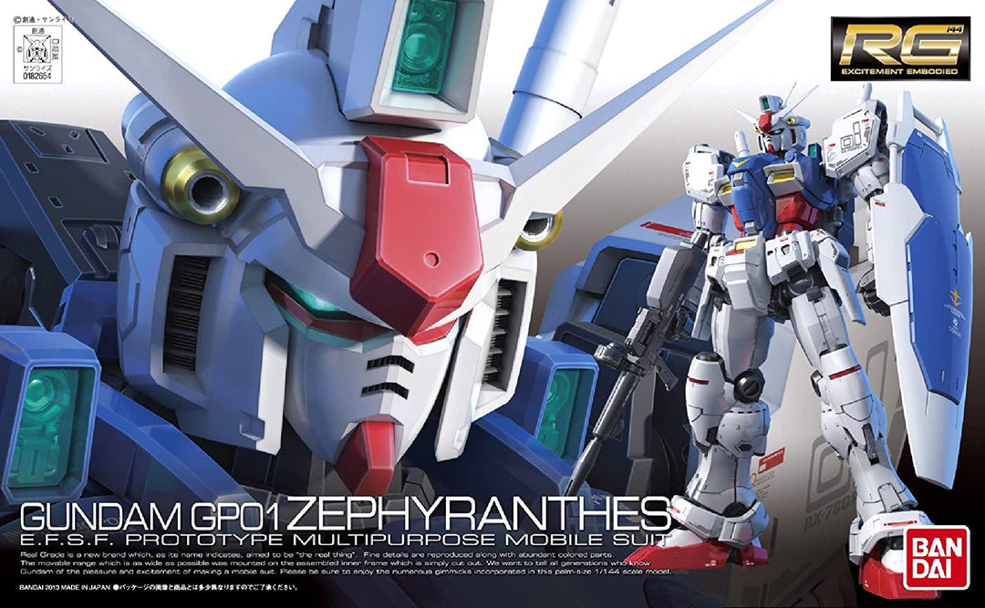 GUNDAM - 1/144 RG RX-78GP01 Gundam GP01 Zephyranthes