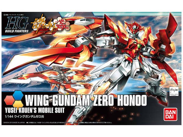 GUNDAM - 1/144 HGBF Wing Gundam Zero Honoo