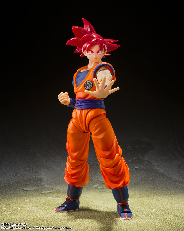 Dragon Ball - S.H.Figuarts Super Saiyan God Son Goku (Saiyan God Instilled With The Light Of Righteous Hearts)