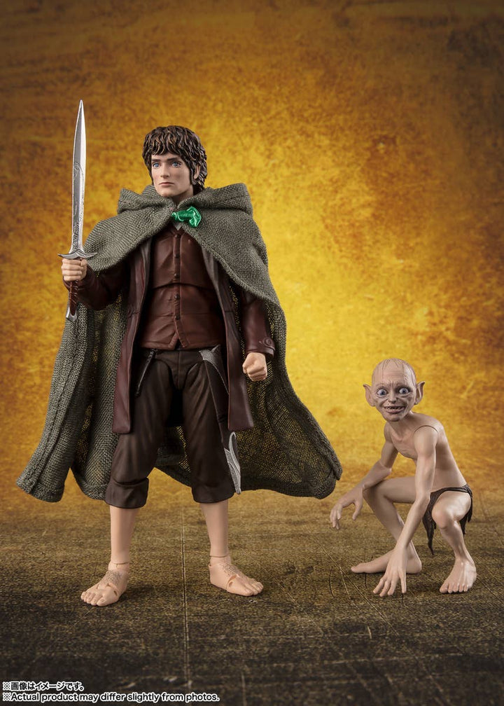 The Lord of the Rings - S.H.Figuarts Frodo Baggins & Gollum - The Fellowship of the Ring
