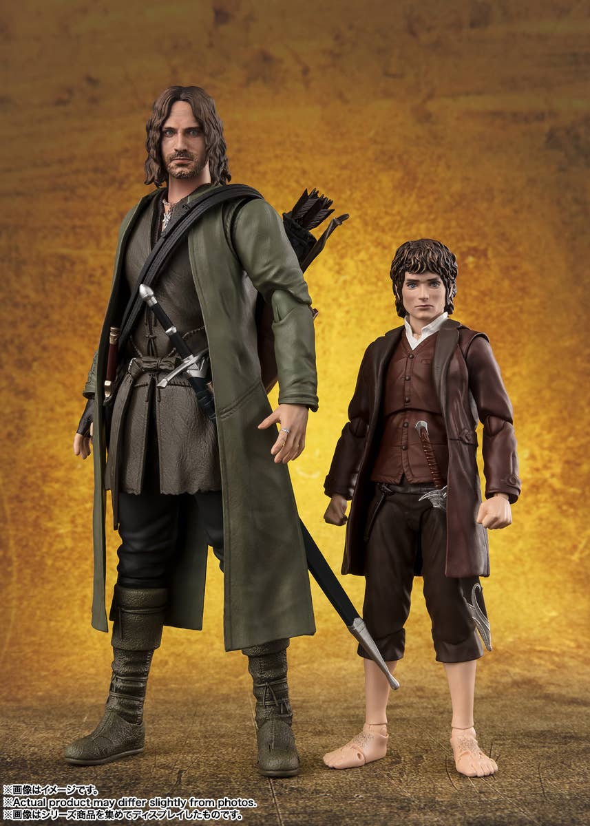 The Lord of the Rings - S.H.Figuarts Frodo Baggins & Gollum - The Fellowship of the Ring