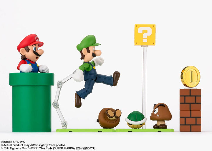 Super Mario Brothers - S.H.Figuarts Super Mario Brothers Playset (Super Mario)