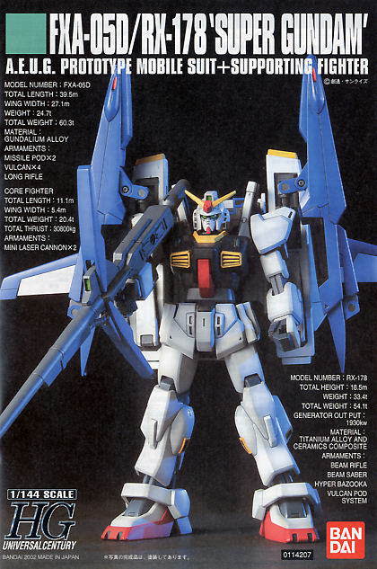 GUNDAM - 1/144 HGUC Super Gundam