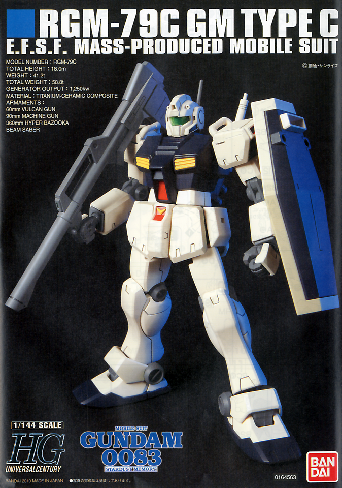 GUNDAM - 1/144 HGUC RGM-79C GM Type C