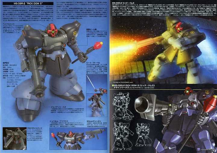 GUNDAM - 1/144 HGUC Rick Dom II