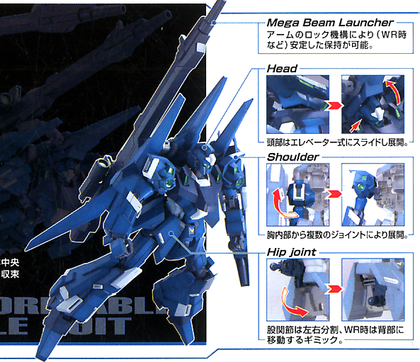 GUNDAM - 1/100 MG RGZ-95 ReZEL Commander
