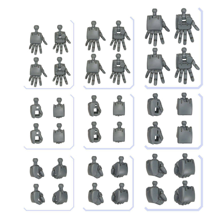GUNDAM - Gundam Option Parts Set Gunpla 04 (Build Hands Round Shape)