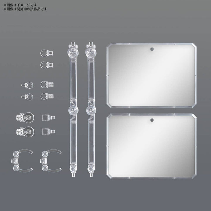 GUNDAM - Action Base 7 (Clear Color) Mirror Sticker Set