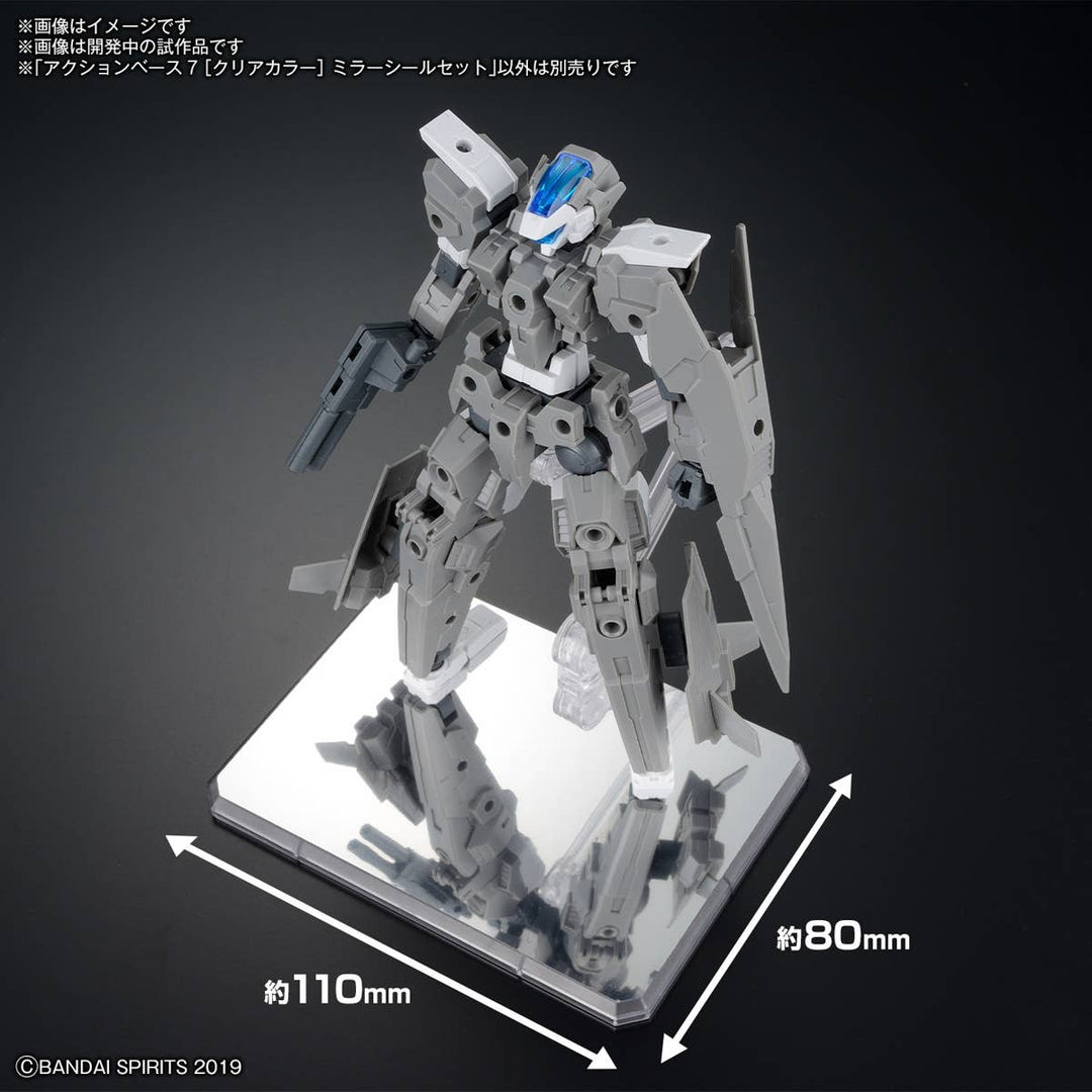 GUNDAM - Action Base 7 (Clear Color) Mirror Sticker Set