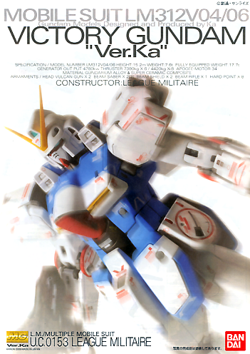 GUNDAM - MG 1/100 Victory Gundam Ver.Ka