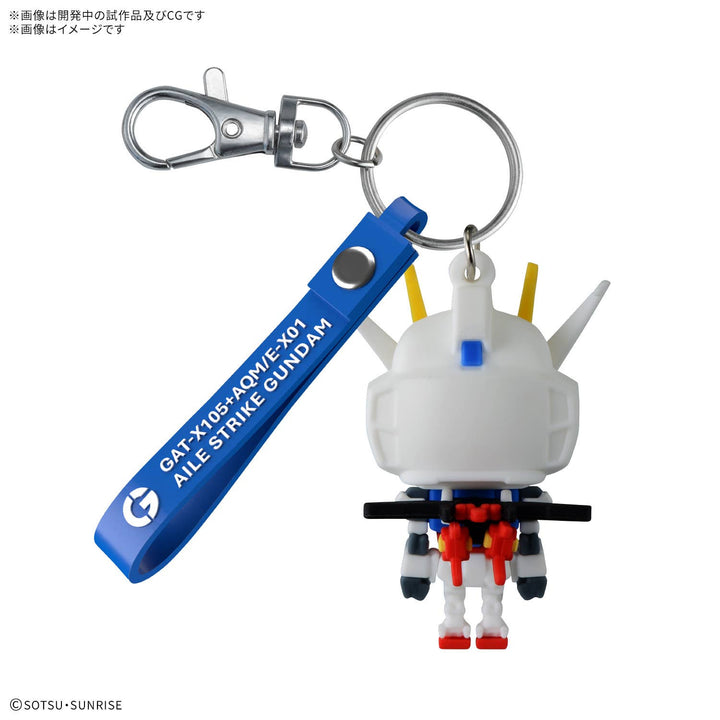 GUNDAM - Ailestpla-kun 3D Rubber Mascot Keychain