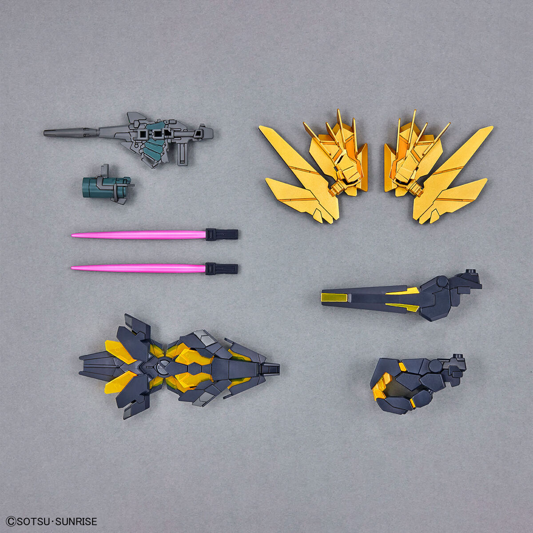 GUNDAM - Cross Silhouette Gundam Unicorn Gundam 2 Banshee (Destroy Mode) & Banshee Norn Parts Set