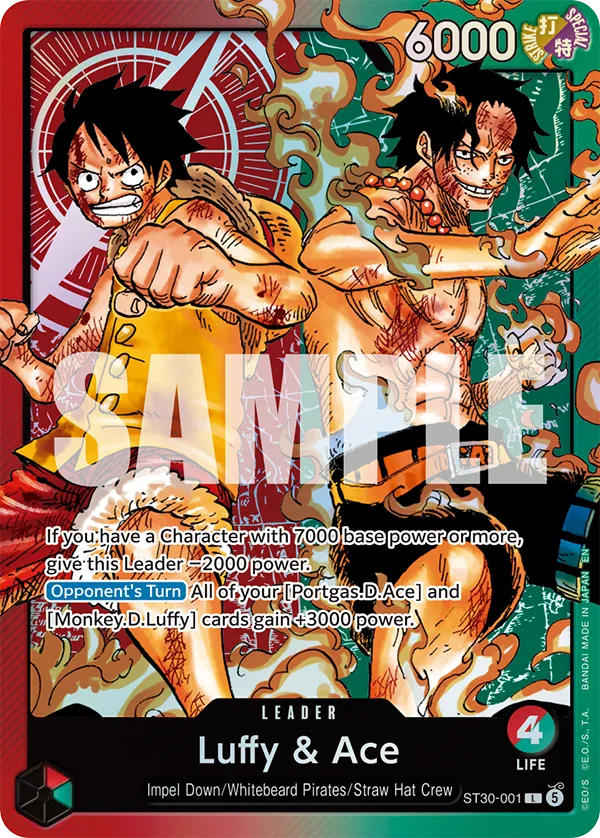 One Piece Card Game - Starter Deck Luffy & Ace [ST-30] [PRE-ORDER]