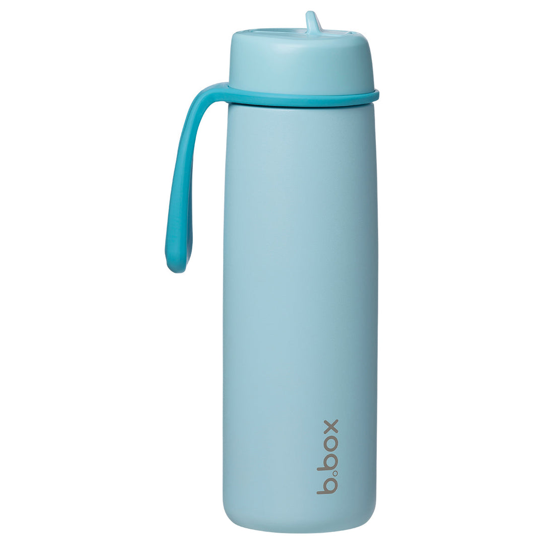 Lagoon 690ml insulated flip top bottle with lid closed