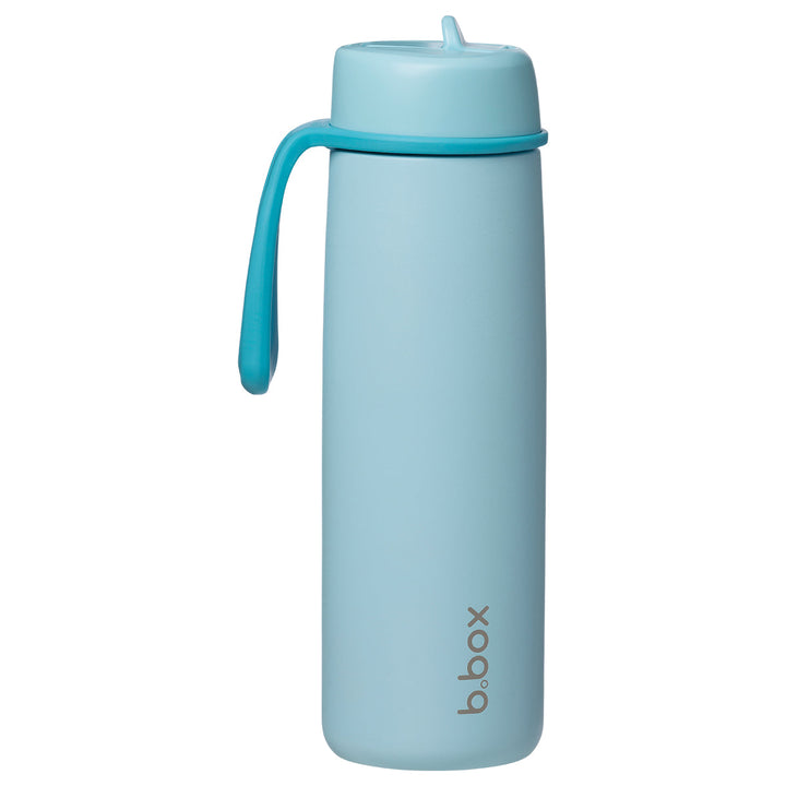 Lagoon 690ml insulated flip top bottle with lid closed