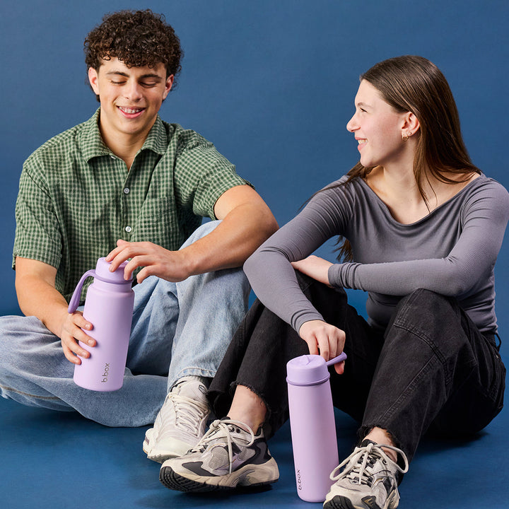 People using Lilac Love insulated bottles