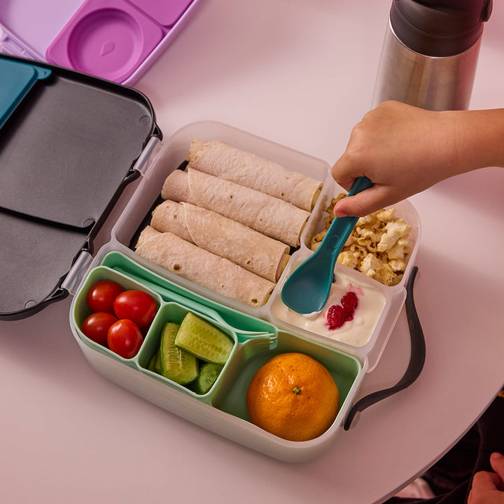 Night Vision lunch box with sandwiches and fruit