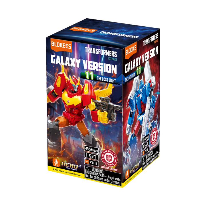 Blokees Transformers Galaxy Version 11 - The Lost Light Blind Box — Random Single Box packaging