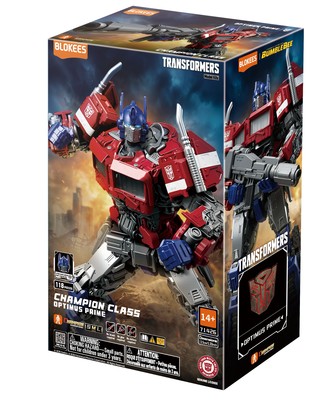 Blokees Transformers Champion Class CC26 - Optimus Prime Model Kit — Product image 14
