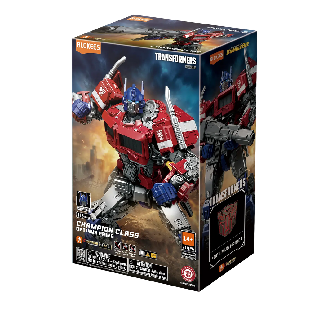 Blokees Transformers Champion Class CC26 - Optimus Prime Model Kit — Retail box