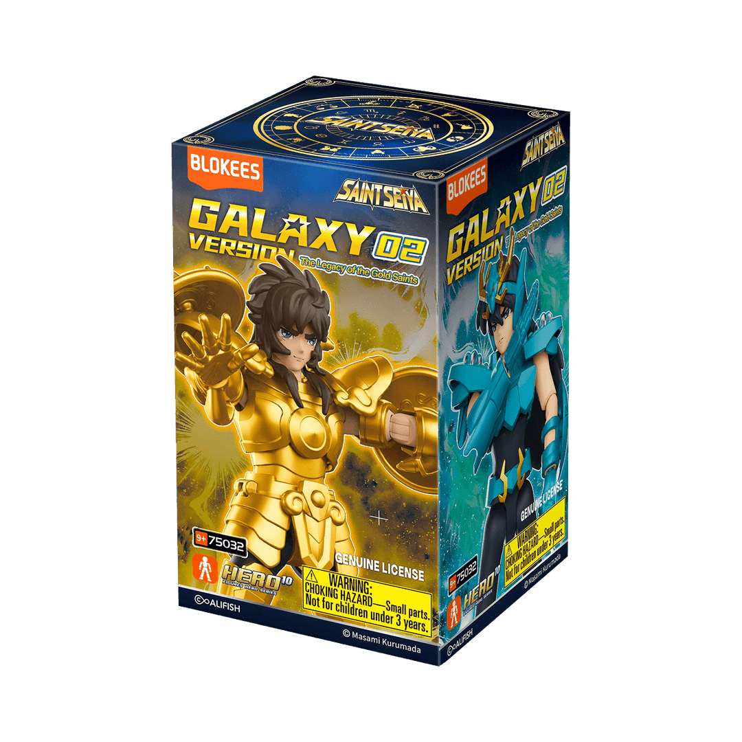 Blokees Saint Seiya Galaxy Version 02 - The Legacy Of The Gold Saints Blind Box — Random Single Box packaging