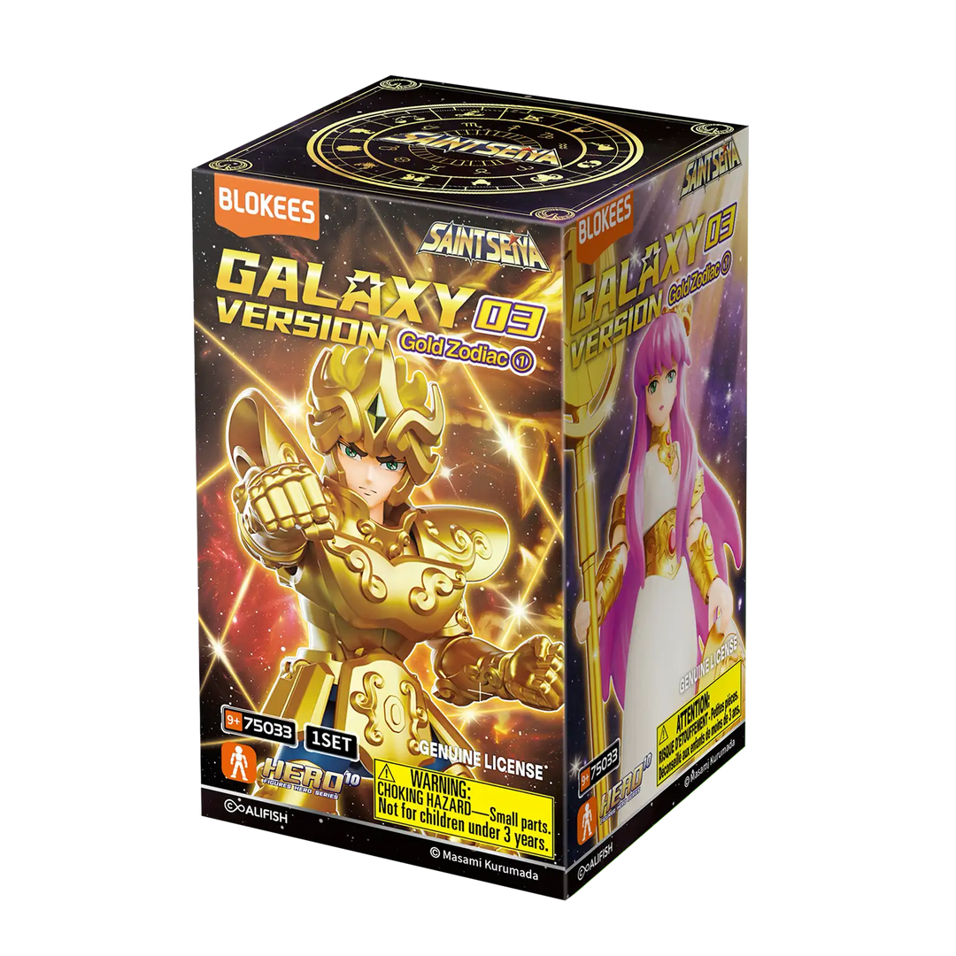 Blokees Saint Seiya Galaxy Version 03 - Gold Zodiac ① Blind Box — Random Single Box packaging