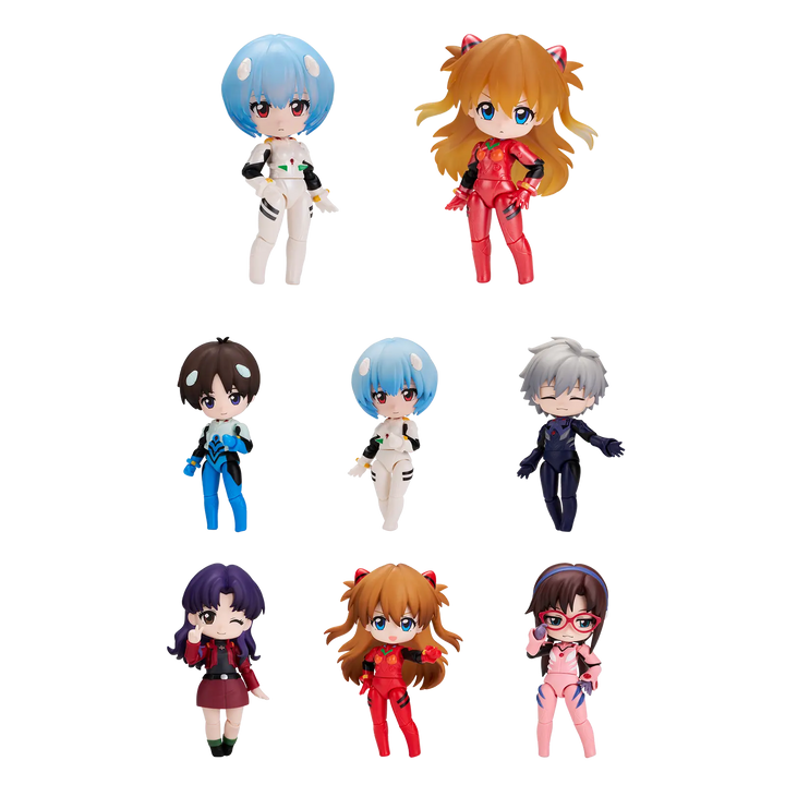 Blokees Evangelion DaaLaMode Q Series - Miracle Link Blind Box — Collection overview