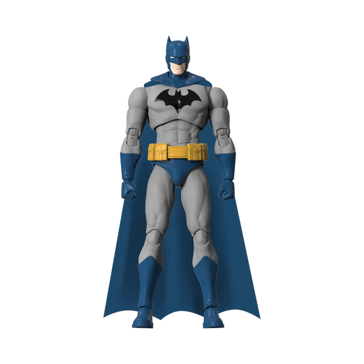 Blokees DC Champion Class CC05 Batman Hush model kit in a front standing pose with blue cape
