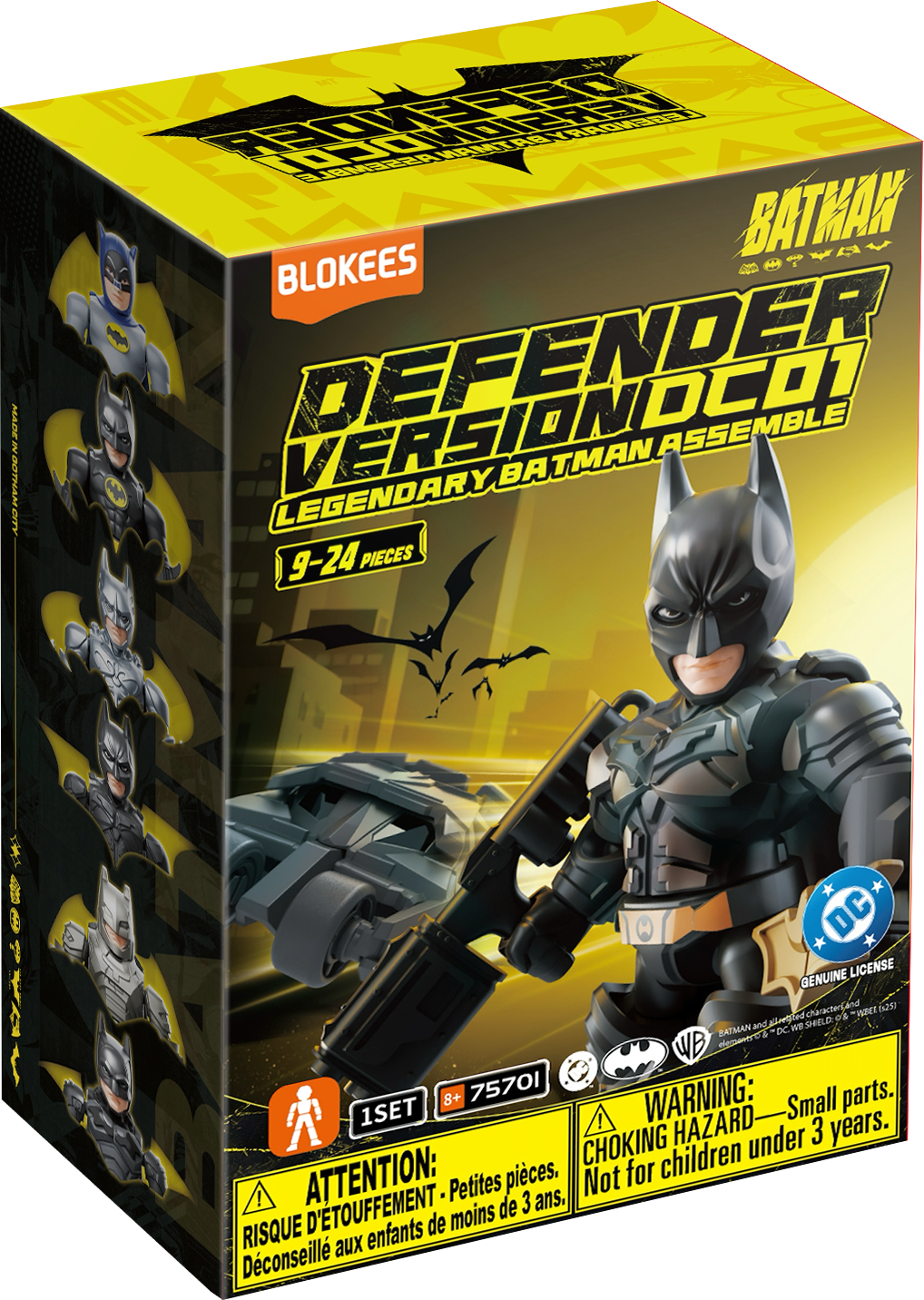 Blokees Batman DV01 single blind box packaging
