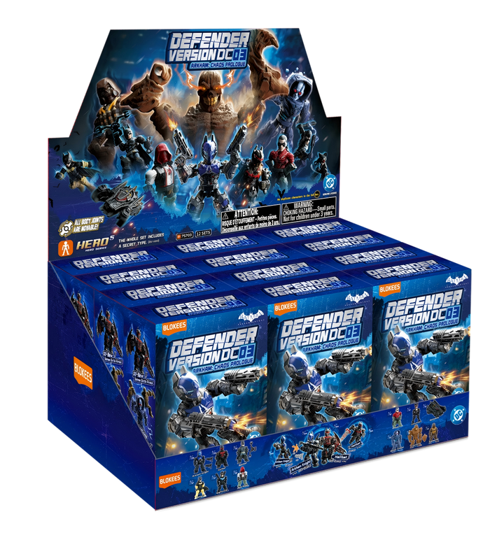 Blokees Batman DV03 full PDQ display box packaging