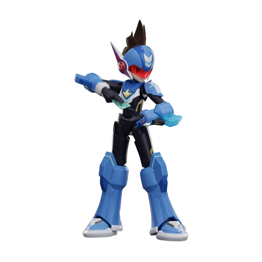 Blokees Mega Man Champion Class CC01 - Shooting Star Mega Man Model Kit — Front product view