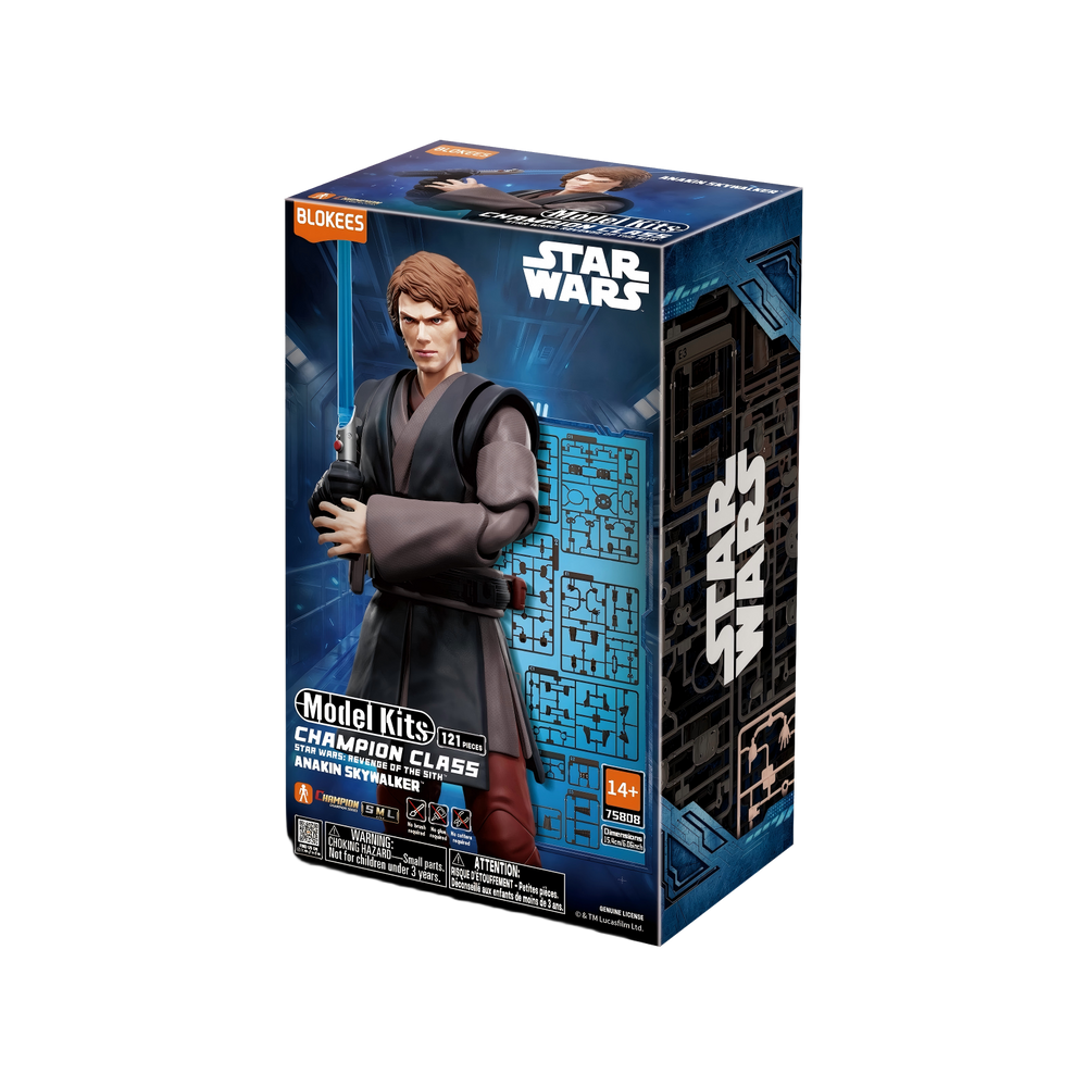 Blokees Star Wars Anakin Skywalker package contents