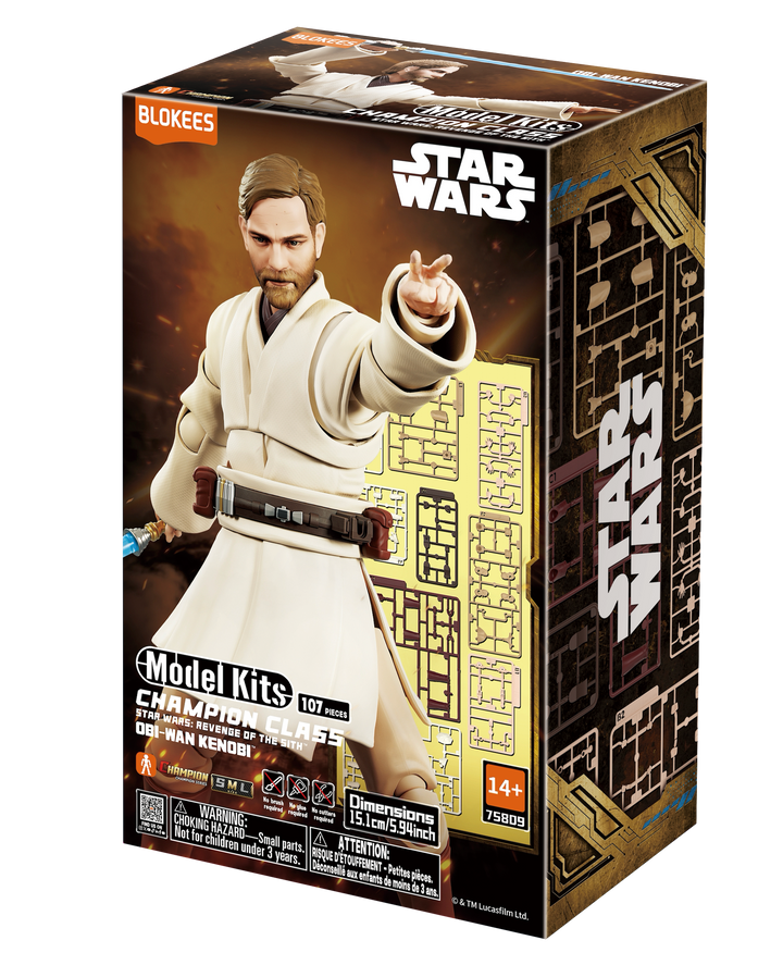 Blokees Star Wars Champion Class CC09 - Obi-Wan Kenobi Model Kit — Retail box