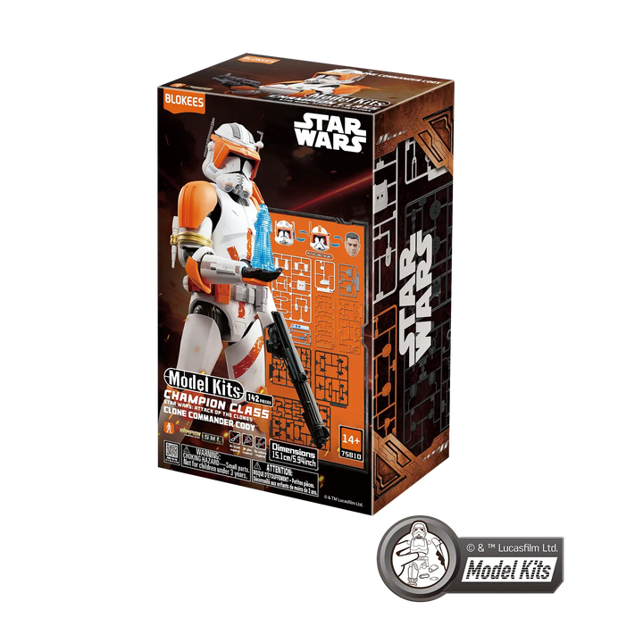 Blokees Star Wars Champion Class CC10 - Clone Commander Cody Model Kit — Product image 5