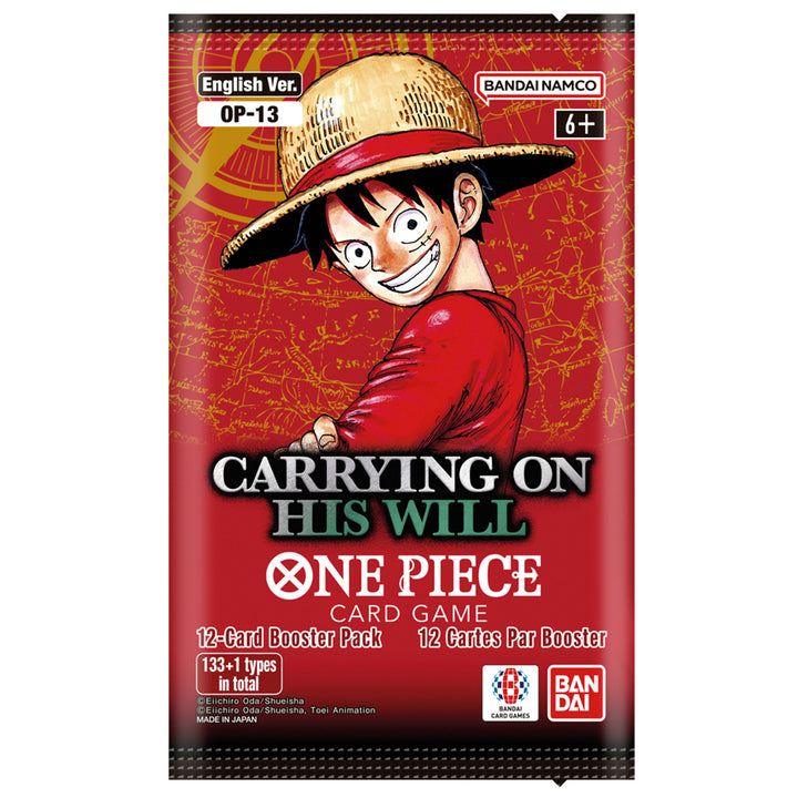 One Piece Card Game - Carrying On His Will [OP-13] [PRE-ORDER]